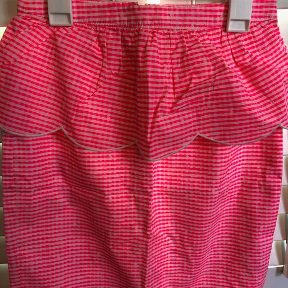 Lilly Pulitzer Gingham Skirt - Picture 1 of 4
